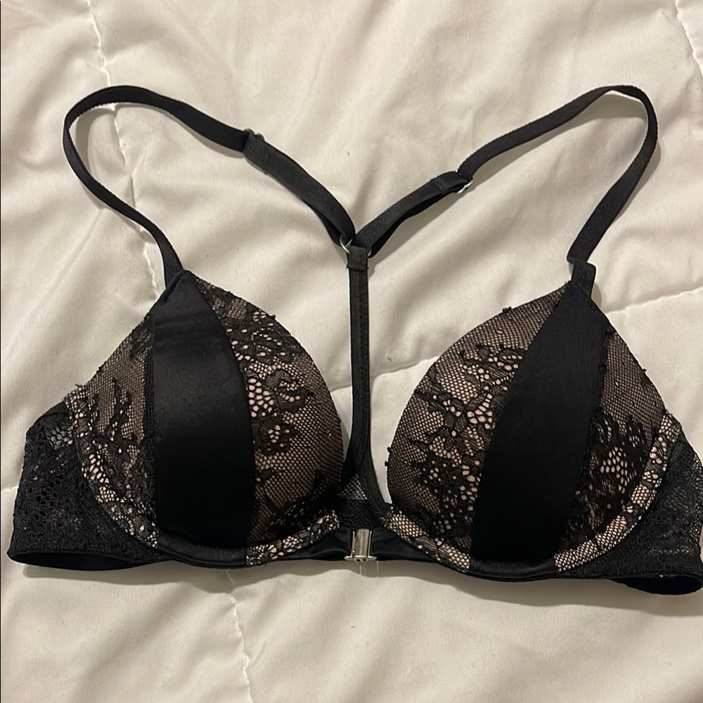 Elegant Black Lace Bra